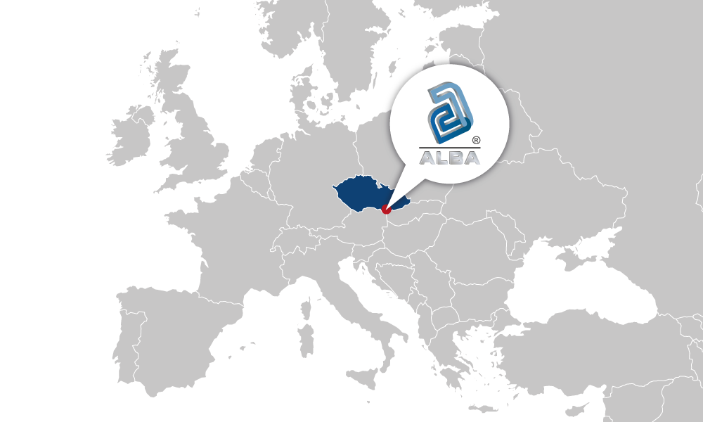 Mapa Evropy - ALBA-METAL s.r.o.